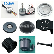 3810 Centrifugal Nozzle Parts: Motor, ESC, Centrifugal Disc, Atomizing Disc, Mounting Rod, Bracket, Housing