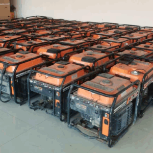 Bulk supply of pre-owned DJI fuel generators: D6000i, D9000i, D12000IE, D12000IEP, D12500IE.